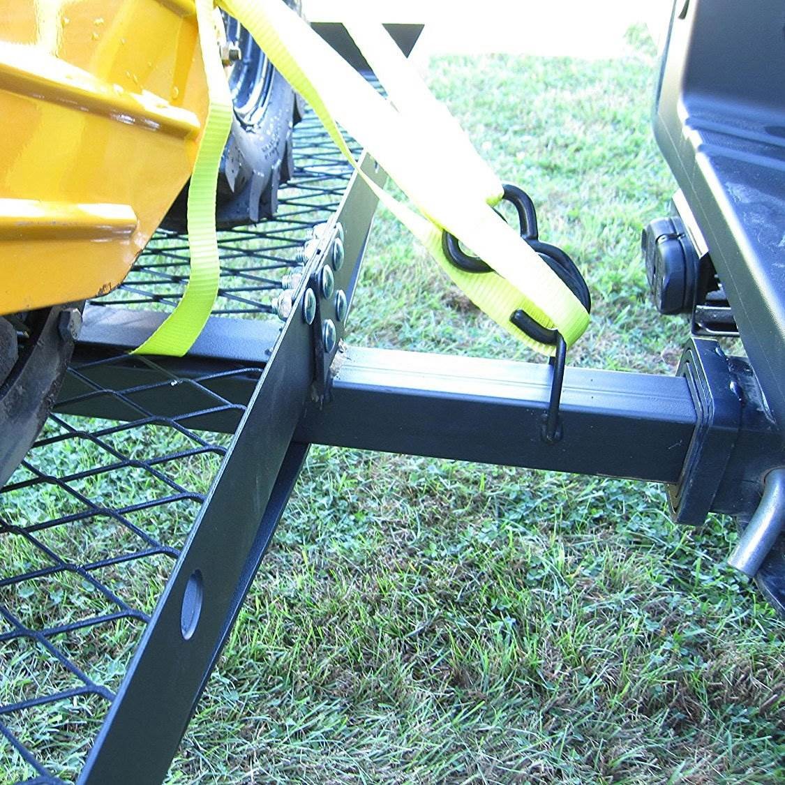 Tow Tuff 62 Inch Steel Cargo Carrier and Bike Rack, Fits All 2in Receivers(Used)