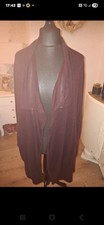 Mint Velvet Beautiful New Ladies Cotton/cashmere  Blend Longline Cardigan Sz 18
