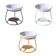 Oil Burner Ceramic Modern Portable Oil Warmer for Meditation Living Room SPA