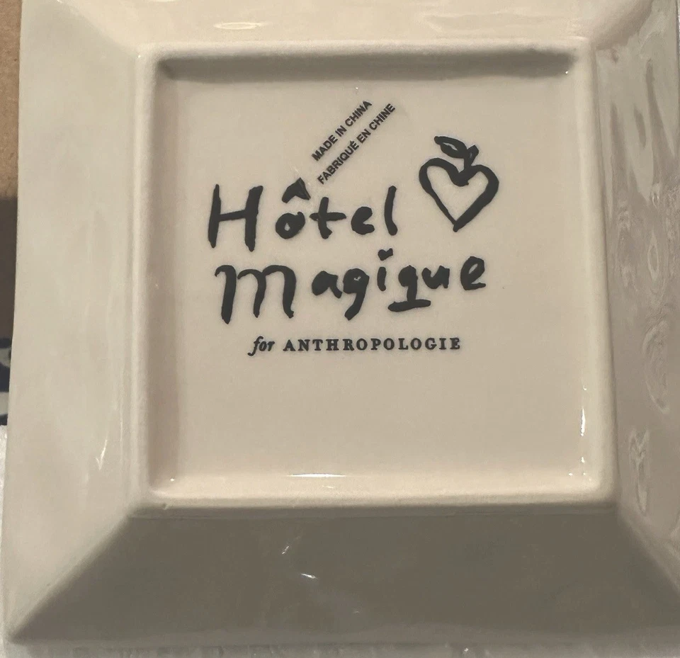 NUEVO PLATO DE JOYERÍA/BARATIJA ANTHROPOLOGIE HOTEL MAGIQUE DECIR ALGO EN ARTE FRANCÉS Foto 4 de 4