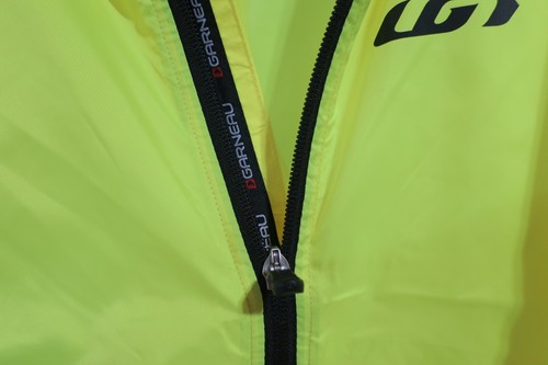 Louis Garneau Modesto Cycling 3 Jacket Men's Medium Bright Yellow Retail $69.99 - Picture 6 of 10
