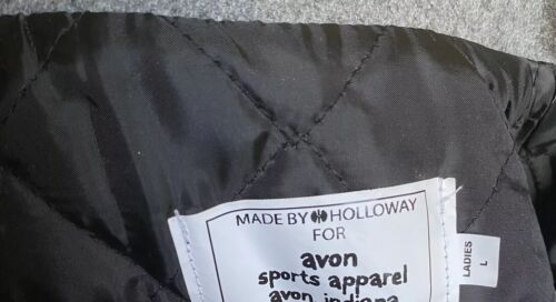 Holloway The Original Varsity Letterman Wool Jacket Zip Hood Purple Womens Large - Picture 2 of 12