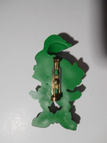 Vintage 1980's Hallmark Cards St. Patricks Day Leprechaun Pin Brooch - Picture 2 of 4