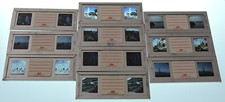 LOT OF 20 STEREO SLIDES 1950S IN METAL FRAMES TRAVEL, SCENIC