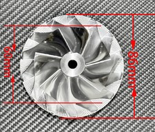 Turbo Billet Compressor Wheel For Holset 77 Blade Hx40 Hx40w 60 86 Aluminum Turbo Billet Compressor Wheel For Holset 77 Blade Hx40 Hx40w 60 86 Aluminum