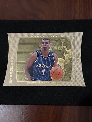 1996-97 UpperDeck GOLD PREDICTOR DIE CUT ANFERNEE HARDAWAY SP