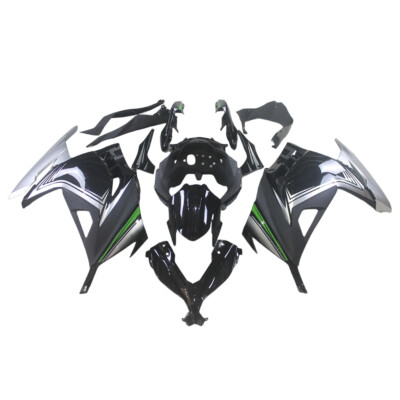 Injection Silver Fairing Kit for 2013-2017 Kawasaki Ninja 300 EX300R 15 Bodywork