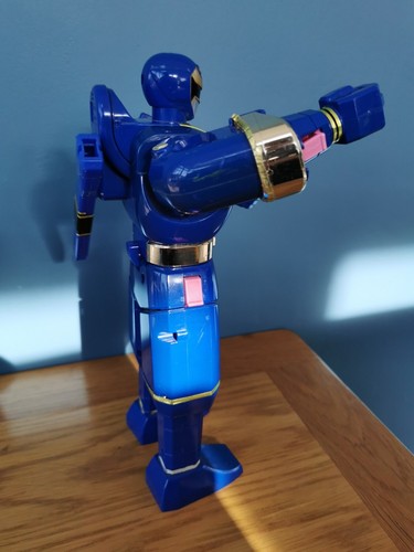Power Ranger figure Blue Ninjor Flip Head - Picture 3 of 3