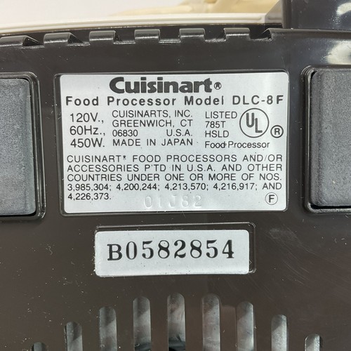 Vintage Cuisinart DLC-8 Food Processor in Box Japan Accessories Manual Discs - Picture 15 of 21