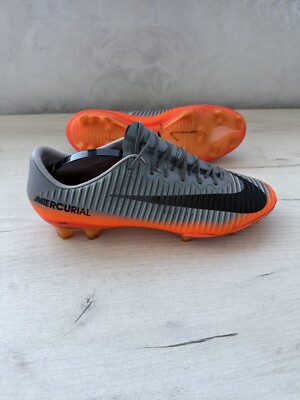 Nike Mercurial Vapor 11 Gray Orange Metallic Football Soccer Nike Mercurial Vapor 11 Gray Orange Metallic Football Soccer