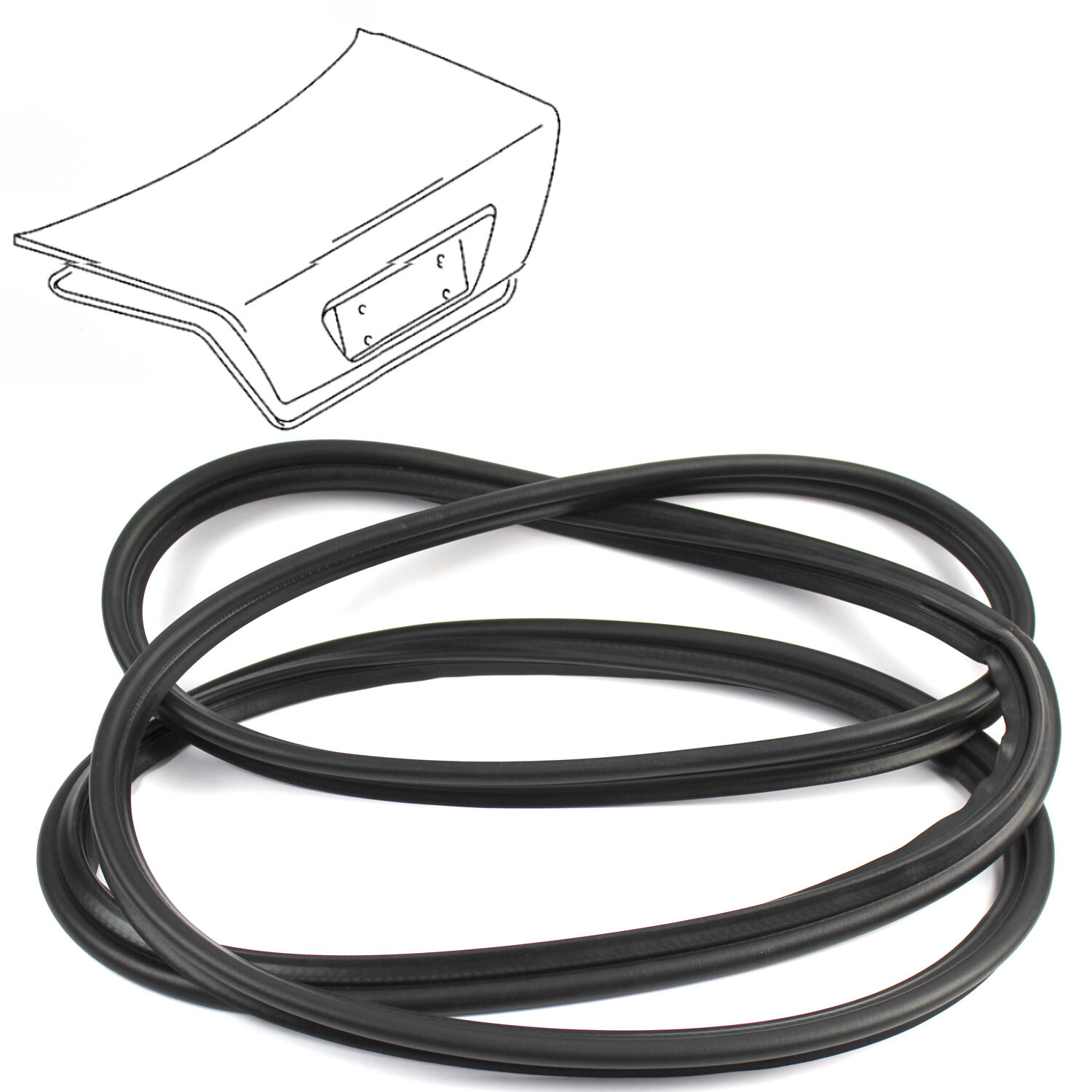 Gasket Hatchback Boot Lid for Mercedes-benz W140 S-class for sale 