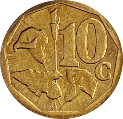 South Africa 10 Cents Coin | Zulu Legend - iNingizimu Afrika
