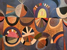 Mid Century Abstract Art S. Neil Fujita Archival Quality Art Print 17x22