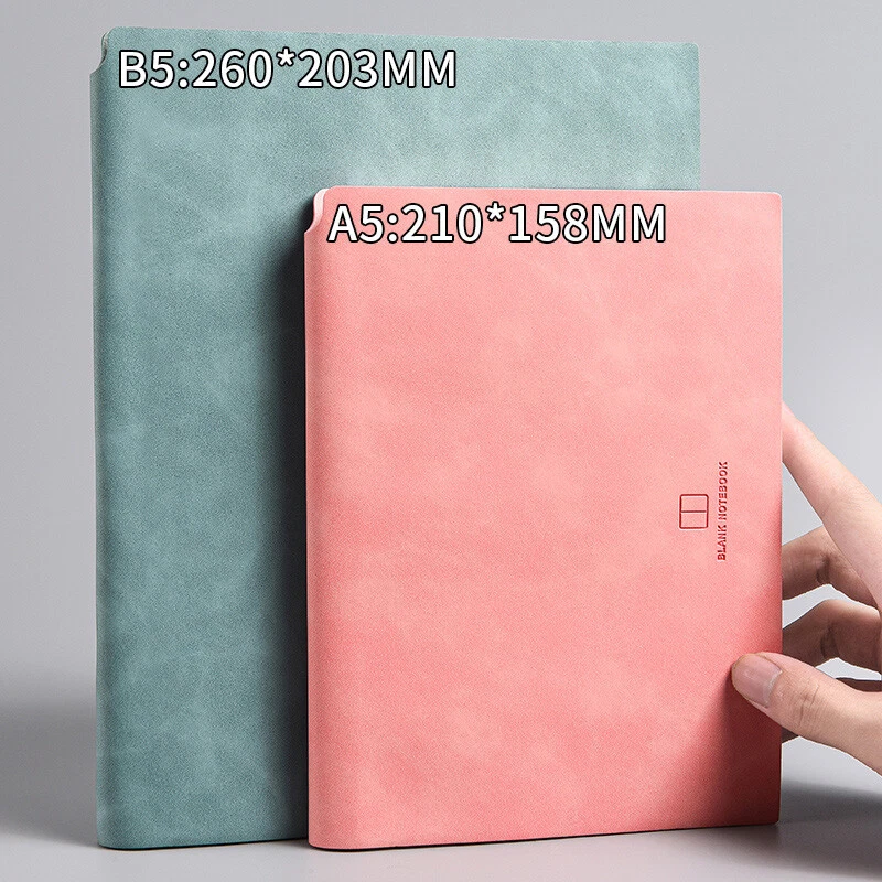 PU Leather Journal A5/B5 Notebook Blank Paper Writing Diary Planner 200 Pages - Image 3 of 4