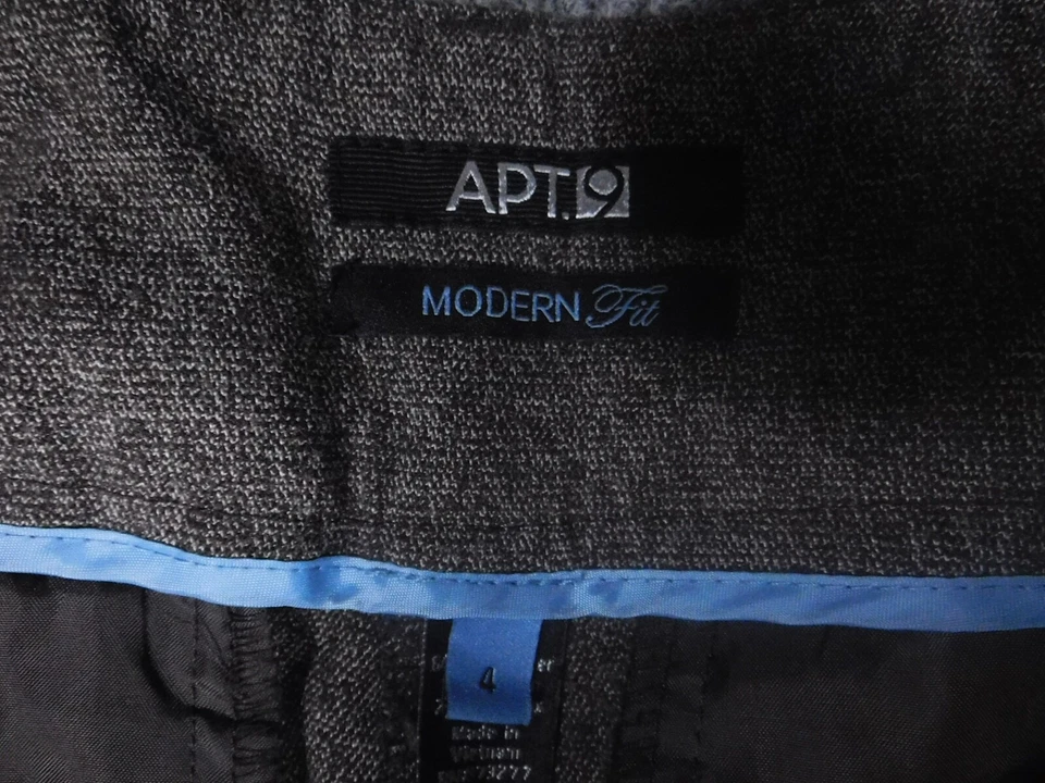 Apt 9 Womens pants 4 brown Straight - Image 3 of 4