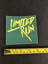 Limited run games sticker insert