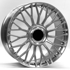 22 Mesh Forged Polished Wheels Rims Big Cap Fits Mercedes Benz S580 S600