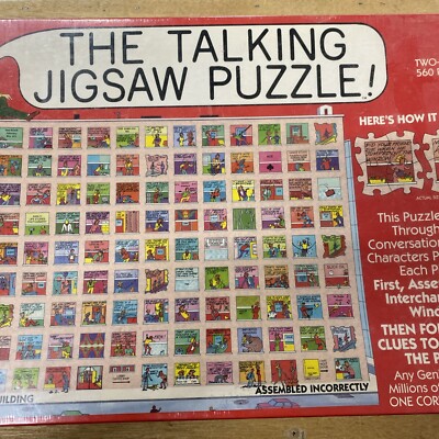 THE TALKING JIGSAW PUZZLE The Hospital SEALED 2-Sided 560