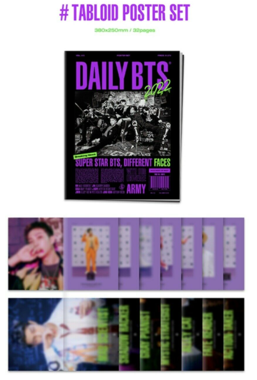 BTS SEASON'S GREETINGS 2022 Photobook + tatoo stickr PhotoCard ID
