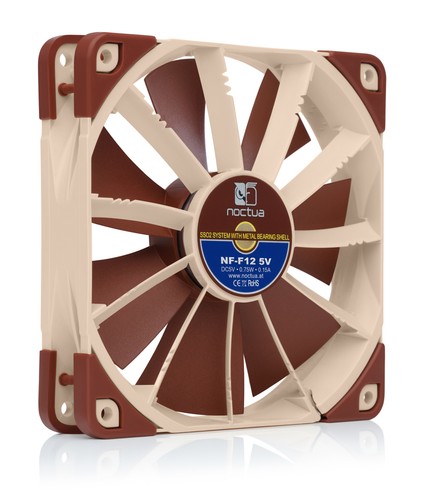 Noctua NF-F12 120mm 1500RPM Case Fan - Beige, Brown - Picture 2 of 5