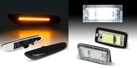 Set 2X Seitenblinker Und Kennzeichenbeleuchtung Led E-Zulassung Passend FüR Bmw