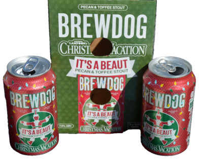 CHRISTMAS VACATION BrewDog ALE 6- Empty LIMITED EDITION Collector STOUT Cans
