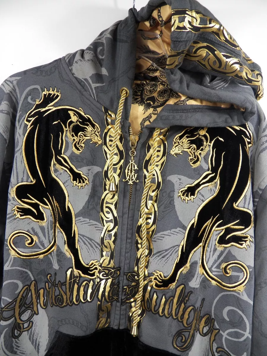 Preços baixos em Suéter Masculino Christian Audigier