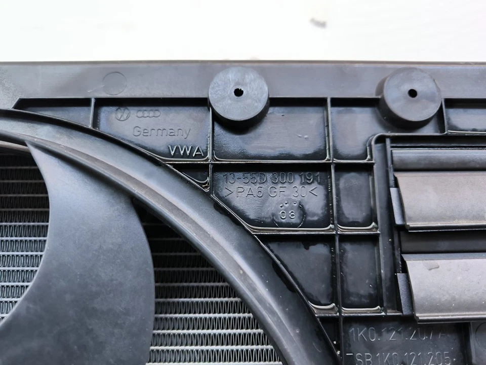 Volkswagen Tiguan 2007-2016 VENTILADOR RADIADOR RAD PACK 5N 2.0 DIÉSEL MANUAL  Foto 3 de 4