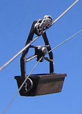 Berkshire Valley Models HO/HOn3, 1/87 Aerial Tram Buckets, 2 per pkg - #2000