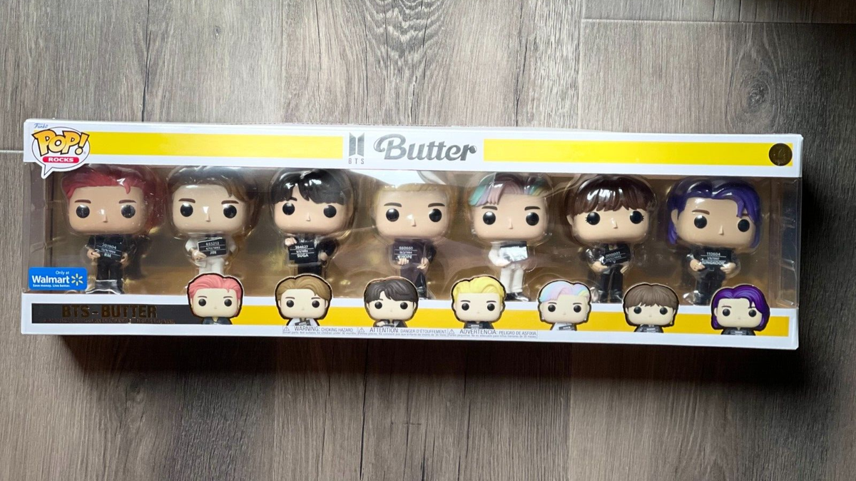funko pop bts butter 7pack walmart限定 BTS Butter Funko Pop Rocks 7-Pack Walmart Collectors