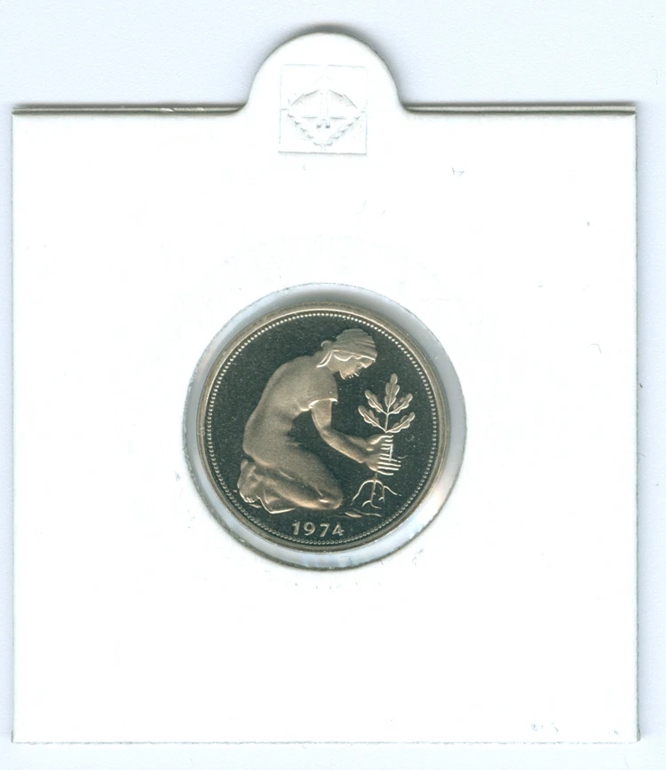 BRD 50 Pfennig PP  (Wählen Sie unter folgenden Jahrgängen: 1974 - 1990 und DFGJ) - Bild 1 von 1
