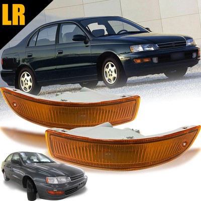 Indicator Front Bumper Lamp Light For Toyota Corona Carina E ST190 1993 Sedan LR
