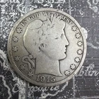 1915 D Barber Half Silver - Good - BH109