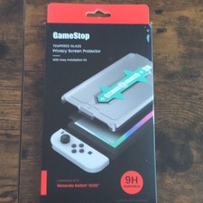 GameStop Nintendo Switch OLED Privacy Screen Protector Tempered Glass 9H NEW