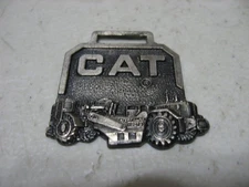 CAT Caterpillar Tractor Earth Mover Scraper Watch Fob Advertising
