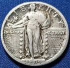 1924-S Standing Liberty Silver Quarter Nice Coin!
