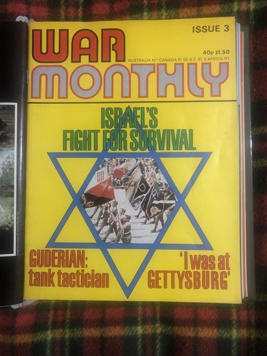 War Monthlyđź“•Vintage 10x Magazine in Binder 1974 Issues 1-10 Marshall Cavendish - Picture 6 of 24