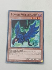 Yu-Gi-Oh Einzelkarte Blauer Rosendrache NM