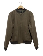 A.P.C. Men Mathieu Jacket Olive Brown color Wool Size L