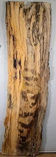 D18 Spalted Beech Wood Live Edge Slab tabletop, DIY project 46 5/8x12 1/4x3/4
