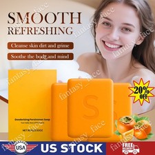 3PCS  Swarva Persimmon Soap Bar Body Odor Con...