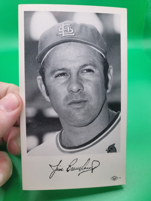 JIM BEAUCHAMP ST. LOUIS CARDINALS 4X6 POSTCARD