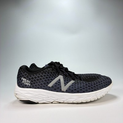 New Balance Fresh Foam Beacon Black Grey Running Shoes MBECNBK Men's Size 9