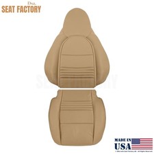 1997-2004 Für Porsche Boxster Fahrerseite Sitzbezüge - Leder Savanna Beige