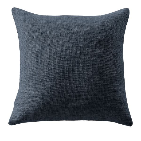 Coussin déhoussable lavable 45x45 cm SIXTINE Minuit anti-taches