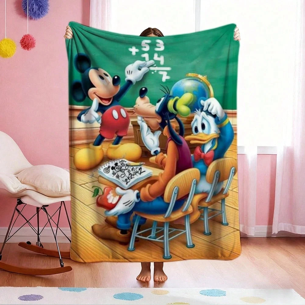 DISNEY Mickey And Friends Fleece Blanket,Bed,Sofa 9