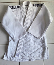 IPPONGEAR Fighter 2 Judoanzug / Judo-Gi Kampfanzug Wei&szlig; Gr&ouml;&szlig;e 150 S