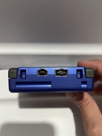 Nintendo Gameboy Advance SP AGS-001 Handheld System Cobalt Blue Tested MINT!