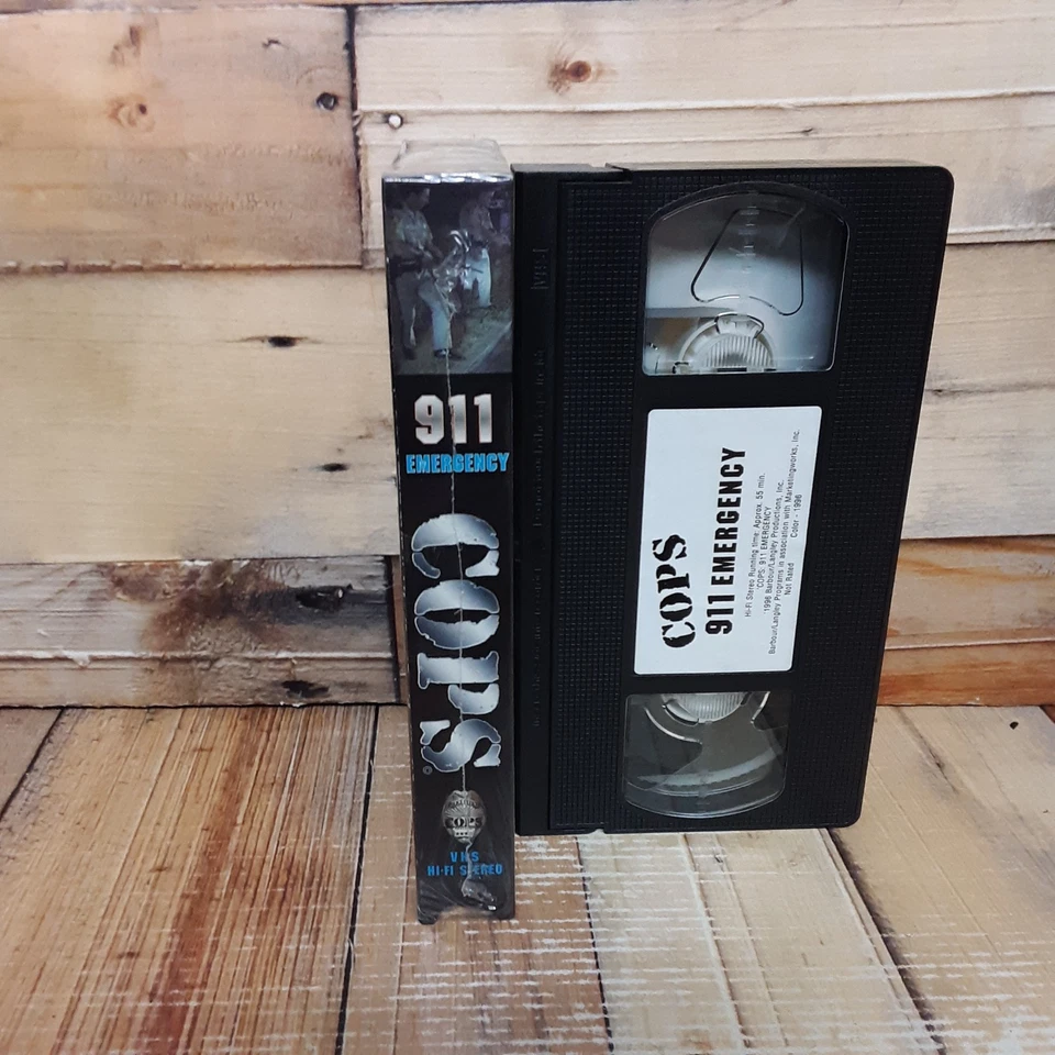 Cops 911 Emergency VHS Used Crime Reality TV Action Documentary - Image 3 of 4