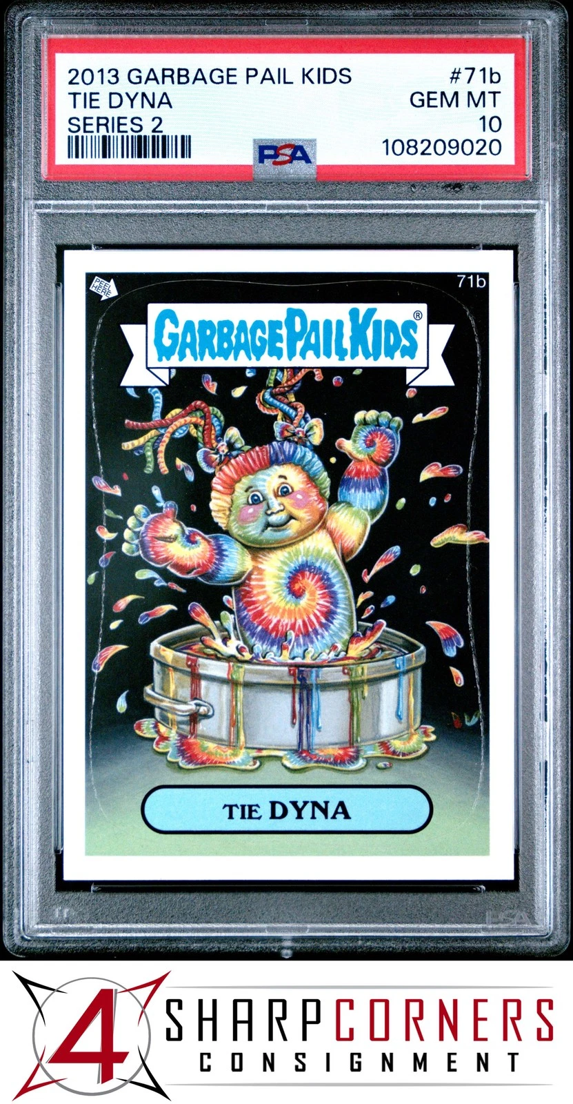 2013 Topps 2013 Garbage Pail Kids Series 2 #71B Tie Dyna front